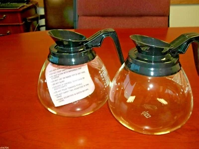 BUNN - BLOOMFIELD - SCHOTT (VARIES) 2 Pk - For BUNN - 64 oz. Commercial Coffee Pot/Carafe/Decanter - BLACK - NEW!