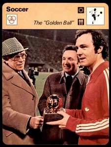 1977 Sportscaster #11-18 The Golden Ball TRO - Soccer EX - Picture 1 of 2