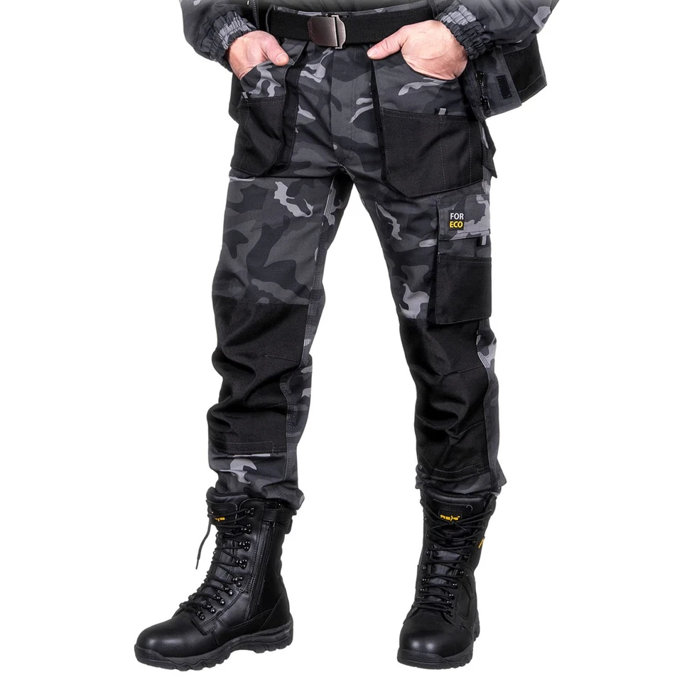 FORECO-T MOB46 Pantalon de Travail pour Homme Protecteur Anti-coupure Cargo 8... - Photo 1/4