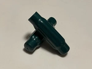 VINTAGE 80er Jahre Griffe für Triumph BSA Fahrrad, Cruiser etc grün NOS - Bild 1 von 8