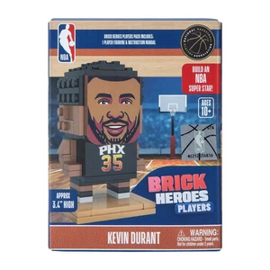 Brick Heroes Players Kevin Durant 3.4 inch Block Building Kit NBA Phoenix Suns - Picture 1 of 3