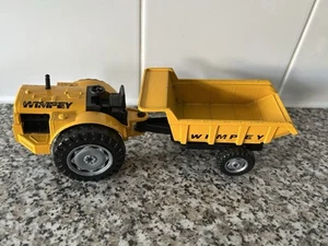 Vintage Lone Star Wimpey Road Builders Construction Tractor Tipper Trailer 1980s - Picture 1 of 5