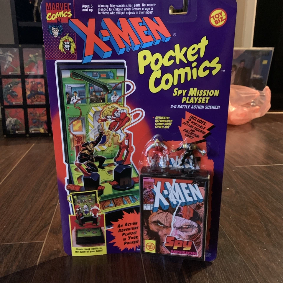 Tas039004 - 1994 Toy Biz X-men Pocket Comics Spy Mission Playset