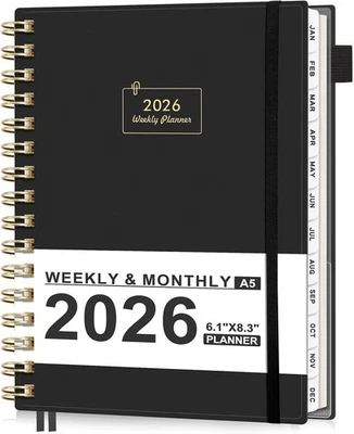 2026 Planner - 2026 Planner Weekly and Monthly from Jan. 2026 - Dec. 2026, Calen - Image 1 of 4