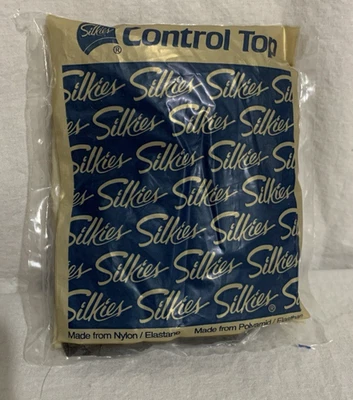 Pantimedias Silkies Talla M Control Top Medianas Negro Jet EE. UU. Foto 1 de 2