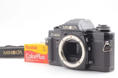 [Casi como nueva +++] Cámara fotográfica Minolta X-500 SLR de 35 mm de cuerpo negro de JAPÓN Foto 1 de 4