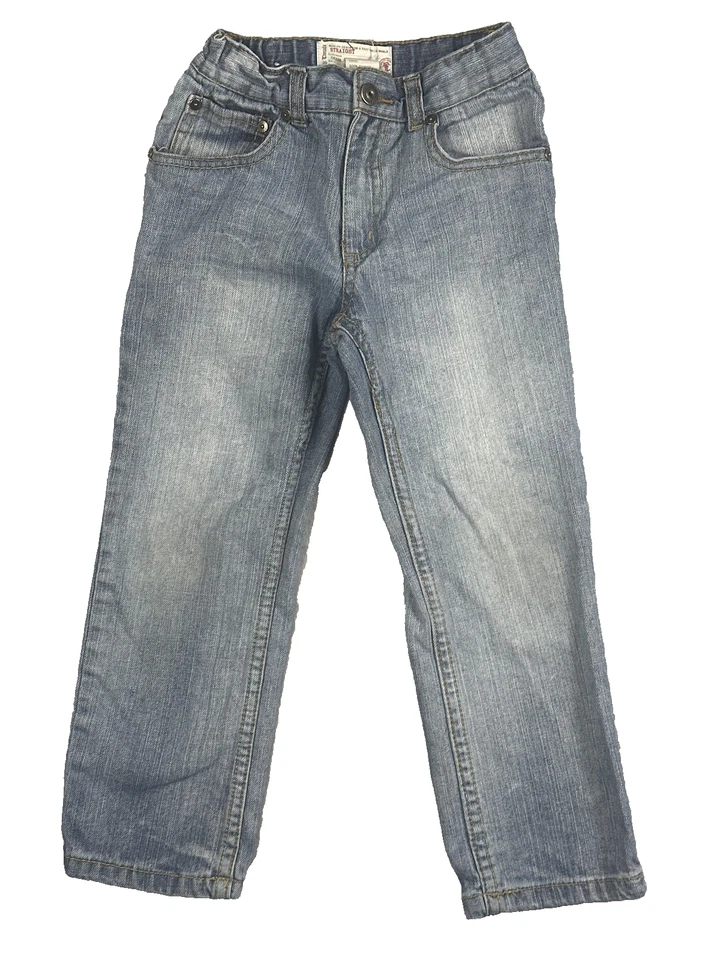 Jeans Epic Threads Niños 8 Azul Pierna Recta Denim Lavado Ligero Informal Todos los Días Foto 1 de 4