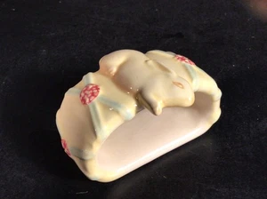 Set of 8 Nikko “Woodbury” Spring/Easter Bunny Rabbit Napkin Rings, Beautiful! - Picture 1 of 4