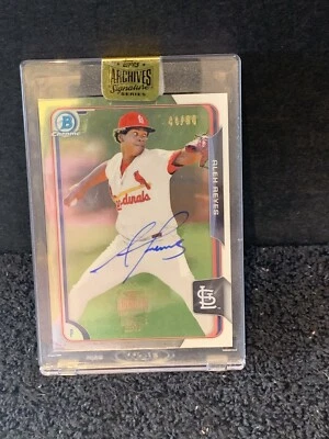 Alex Reyes 2015 Bowman Chrome Auto /64 St Louis Cardinals 2017 Archives - Image 1 of 2