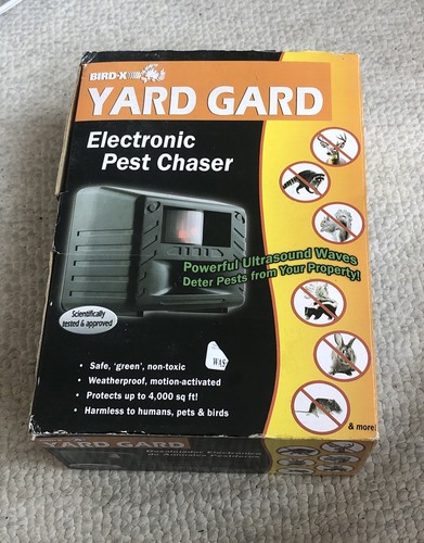 Bird-X Yard Gard Electronic Animal Repeller keeps unwanted pests out of