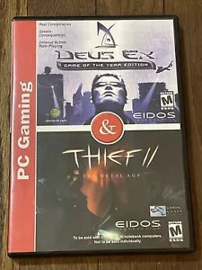 Deus EX and Thief II The Metal Age PC Gaming Two Pack - Picture 1 of 4