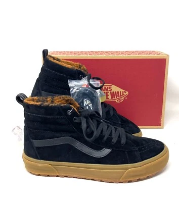 VANS SK8-Hi Boots MTE-1 Shoes High Top Black Suede Hiking Women's VN0A5HZYB9M - Image 1 of 4
