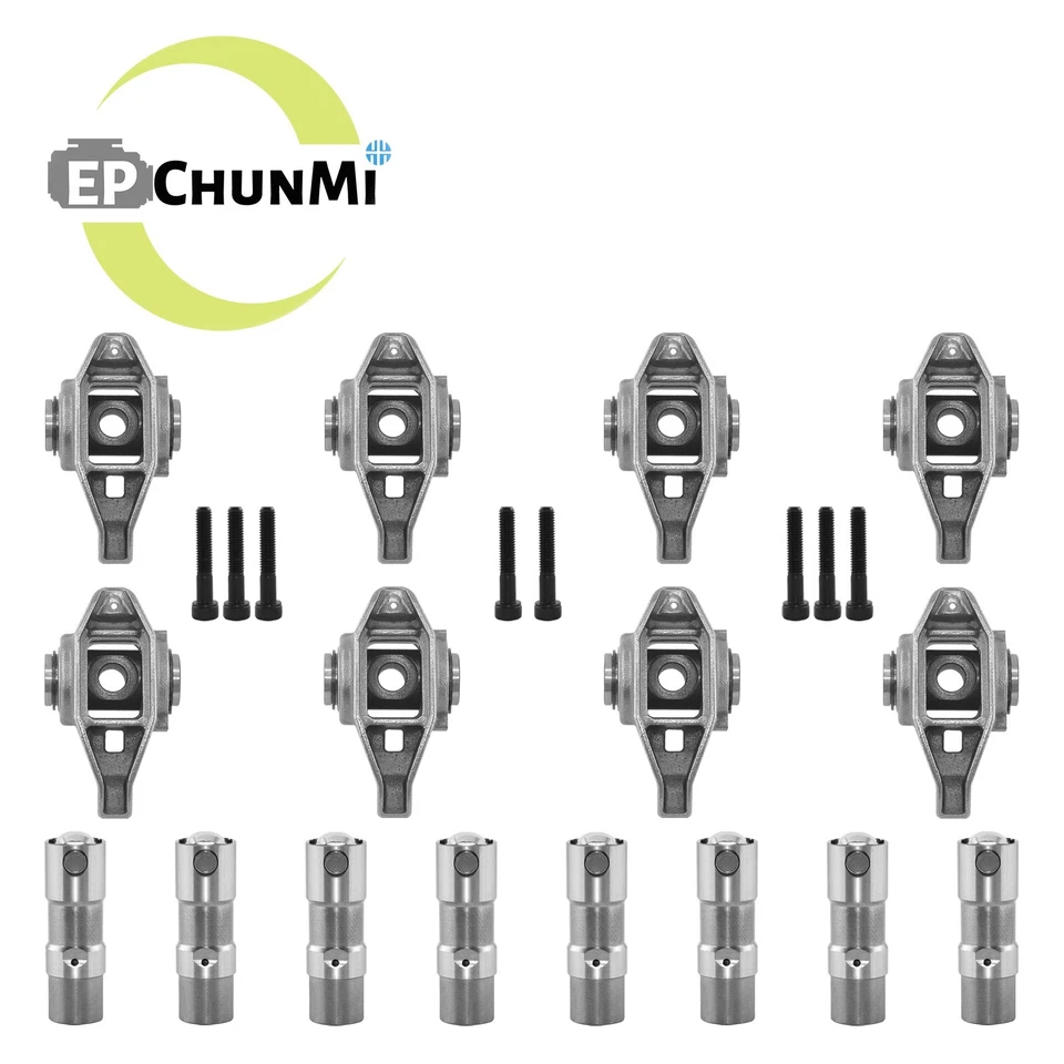 Elevadores de rodillos hidráulicos EPChunMi y brazos basculantes para GMC Chevy LS1 LS2 LS6 (8 piezas) Foto 1 de 4