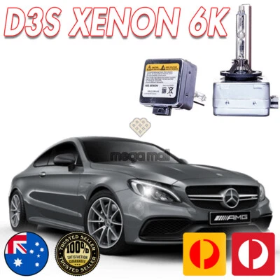 2 X 6000K HID D3S Xenon Light Bulbs Lamp D3R D3C FOR VW KIA AUDI BMW JAGUAR BENZ - Image 1 of 4