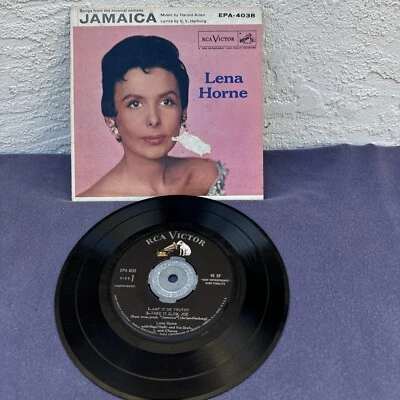 w PICTURE SLEEVE Lena Horne Songs from Musical Jamaica 45rpm EPA-4038 Foto 1 de 4