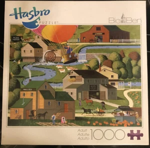 Hasbro Adult 1000 Piece Big Ben Puzzle Jack Allen Next Day Art Colorful Free Shp - Picture 1 of 3