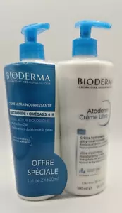 Bioderma Atoderm Creme Ultra 2 x 500ml C216 - Picture 1 of 7