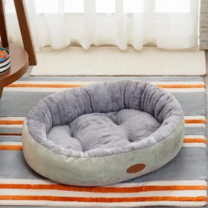 Extra Large Dog Cat Soft Fluffy Cushion Basket Pet Calming Anti Anxiety 5-90kg - Picture 1 of 14