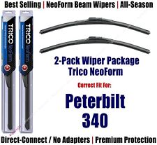 2pk Super-Premium NeoForm Wipers fit 2007-2010 Peterbilt 340 16180x2