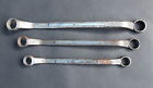 Sk S-K Usa Set Of 3 Double Offset Box End Spanners Wrenches 3/4, 13/16, 15/16