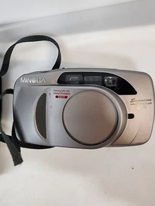 Minolta Supreme Freedom Zoom Elite 35mm Film Camera TESTED WORKING no flash - Picture 1 of 8