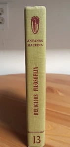 Vintage 1976 Lithuanian Book Religijos Filosofija Hardcover Antanas Maceina - Picture 1 of 5
