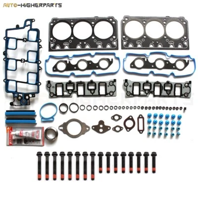 Juego de juntas de cabeza y pernos de cabeza para Buick Allure Buick LaCrosse 2006-2009 3,8 L Foto 1 de 4