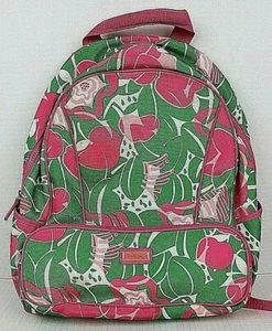 LILLY PULITZER Backpack School Bag "How About Them Apples" Pattern Travel Bag - Picture 1 of 12