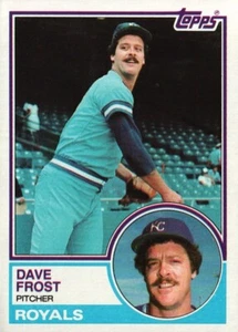 1983 Topps Baseball #656 - Dave Frost - Kansas City Royals 83-1930 - Imagen 1 de 2