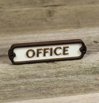 Office Door Sign, Private, Plaque, Vintage Style, Railway, Retro, Bureau - Изображение 1 из 4
