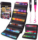 Pinselstift Set günstig Kaufen-Aquarellstifte 100 Farben Dual Brush Pen Set Filzstifte Pinselstifte Fasermaler