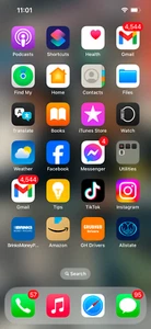 Apple iPhone 14 - 128 GB - Purple (T-Mobile) tik tok downloaded - Picture 1 of 1