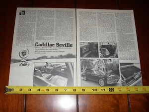 1977 CADILLAC SEVILLE - ORIGINAL ARTICLE - Picture 1 of 2