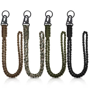 4 Stck. Schwerlast Paracord Schlüsselband Geflochten Halskette Schlüsselanhänger Handschlaufe - Bild 1 von 7
