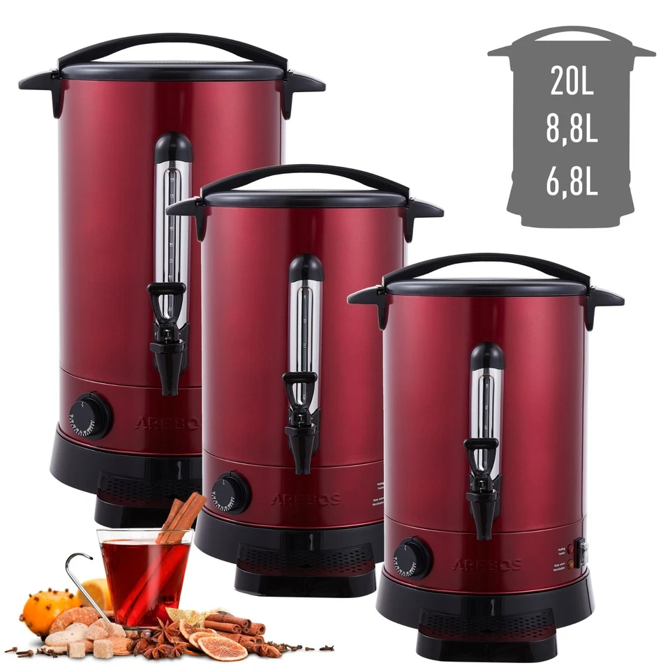 AREBOS bollitore per vin brulé, bollitore per conserve, bollitore per acqua - Immagine 1 di 1