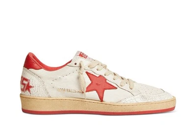 Tênis Golden Goose Ball Star branco vermelho novo na caixa UE 40 EUA 10 - Imagem 1 de 4
