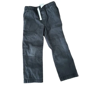 Cat & Jack Boys Straight Pants, Dark Gray, Size 4, Flexible Drawstring - Picture 1 of 4