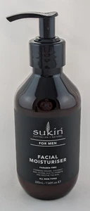 Sukin For Men Facial Moisturiser All Skin Types Pump Bottle 225ml NEW - Picture 1 of 3