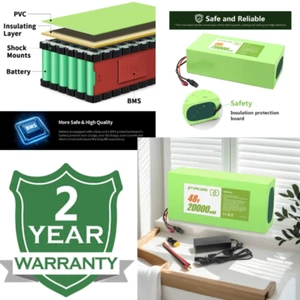 Green lithium Battery 24V 36V 48V 52V 60V Battery Electric Bicycle Battery - Picture 1 of 19