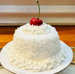 Faux Mini Coconut Cake - Picture 1 of 1