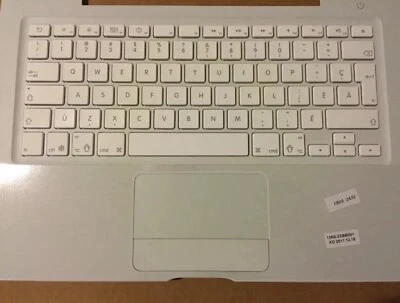 NUEVO Teclado Macbook Francés Canadiense 13 A1181 Trackpad Topcase Teclado PalmRest - Imagen 1 de 4