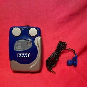 Radio AM/FM portátil Sega 1997 vintage funciona modelo SS-11 Spectra - Imagen 1 de 7