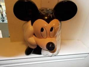 Vintage Mickey Mouse Head Ceramic Cookie Jar - Picture 1 of 3