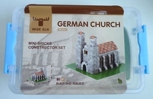 Mini Bricks Constructor Set GERMAN CHURCH 500 pieces by Wise Elk New Sealed - Picture 1 of 7