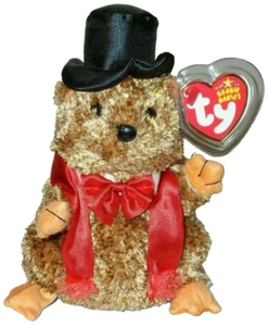 Ty Beanie Baby - PUNXSUTAWNEY PHIL 2007 the Groundhog (Chamber of Commerce Excl) - Picture 1 of 7