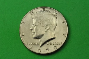 1979-P FDC zecca State Kennedy moneta mezzo dollaro USA - Foto 1 di 2