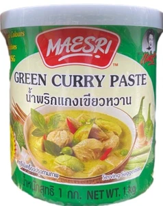 MAESRI Green Curry Paste 1 kg, Premium Quality, For Authentic Thai Cuisine. - Picture 1 of 3