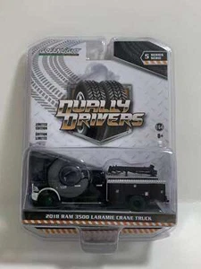 Greenlight Dually Drivers 1:64 2018 Ram 3500 Laramie Crane Truck 46050B CHASE - Picture 1 of 1