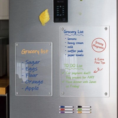 Magnetic Sunday Calendar for Fridge with Strong Magnetism and Acrylic Material - Image 1 of 4