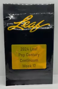 2024 Leaf Pop Century Continuum Sealed Pack Week #17 One Autograph Card Inside - Bild 1 von 5